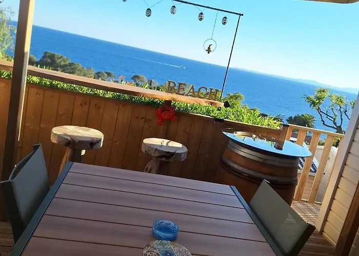 캠프장 Mobil Avec Vue Exceptionnelle Saint-Raphaël
