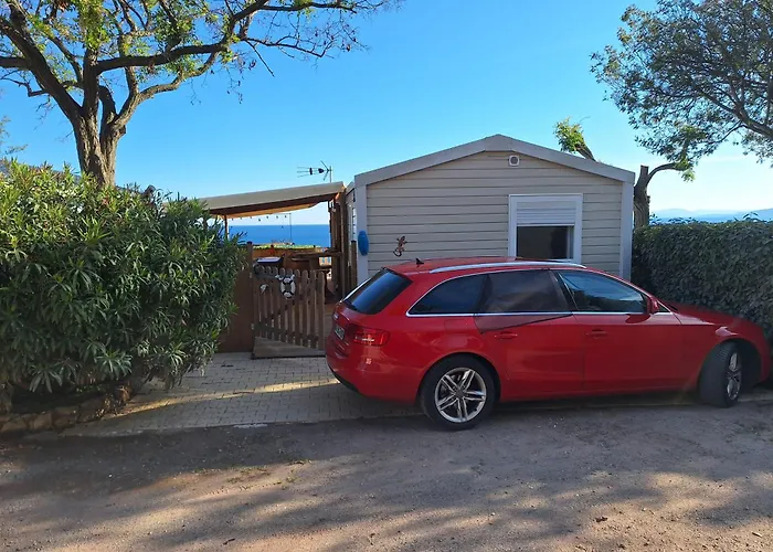 Mobil Avec Vue Exceptionnelle Campsite