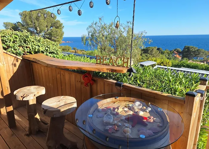 Mobil Avec Vue Exceptionnelle Campsite